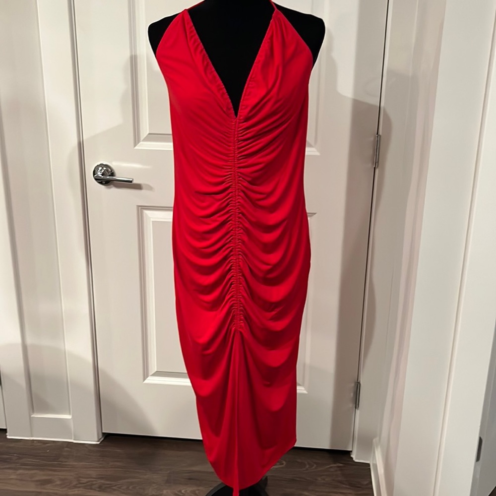 Zara Red Dress Size Large